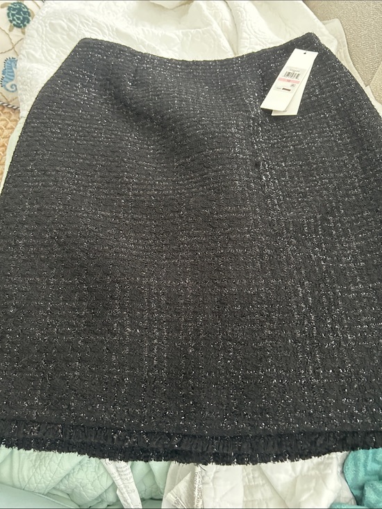 Calvin Klein Dresses & Skirts - Black Tweed Skirt - Textured Sparkle